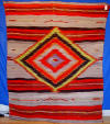 Navajo Blanket -  Circa 1885 Large Transitional Pictorial with Saltillo Influences